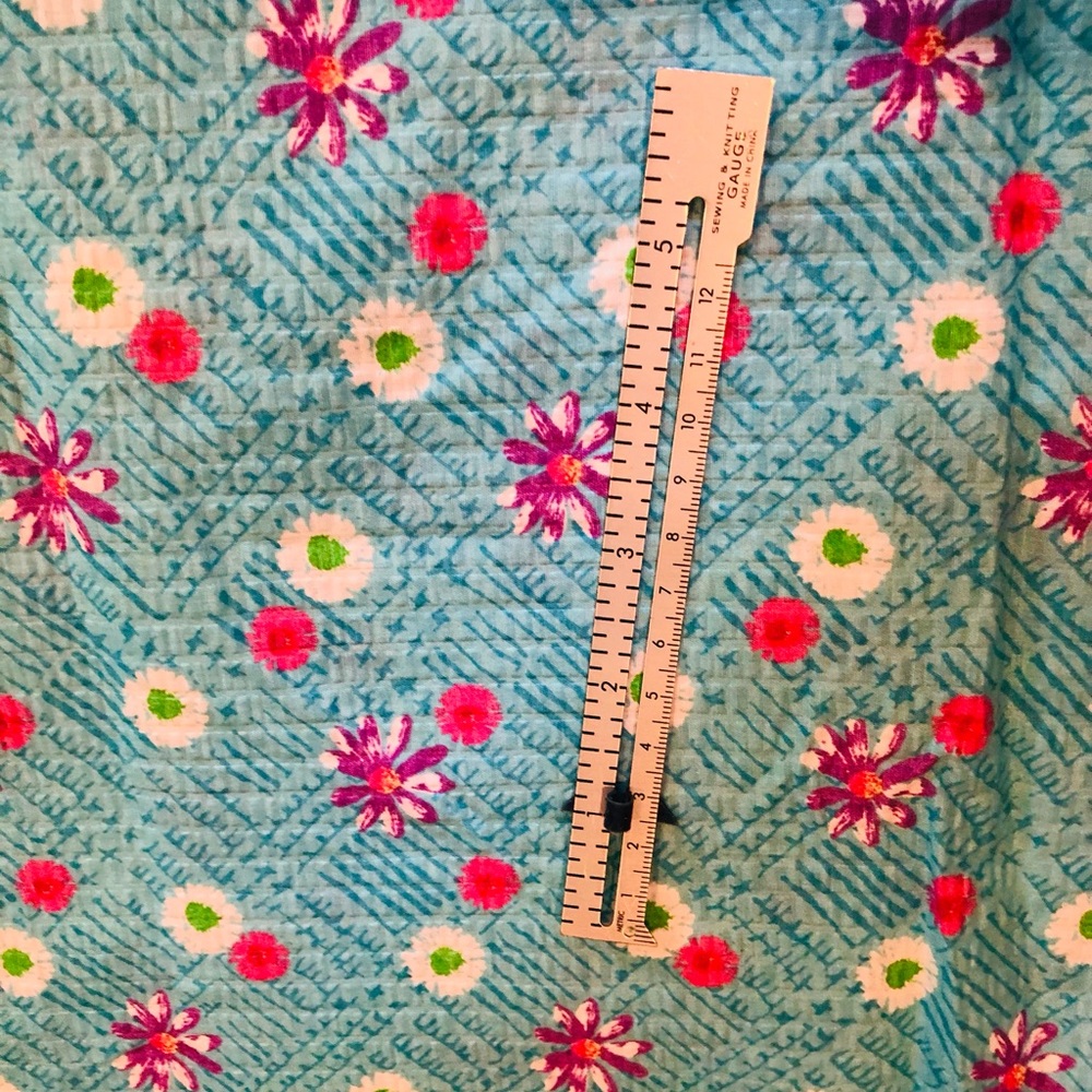 Tutti Frutti Fabric Light Blue Flowers Sold by Yard 46”x47”